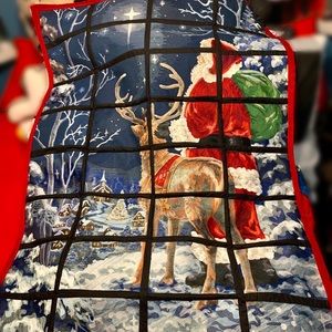 Handmade embroidered tile scene quilt/wall hanging